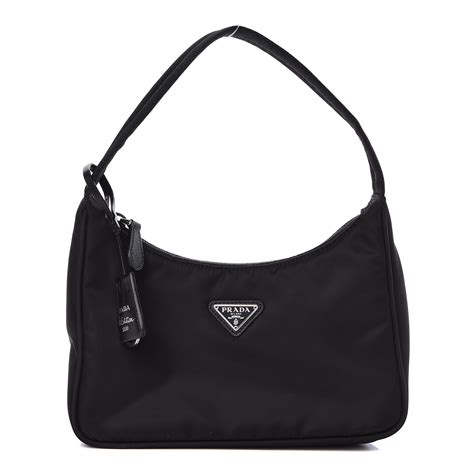 small black prada handbag|prada nylon small handbag.